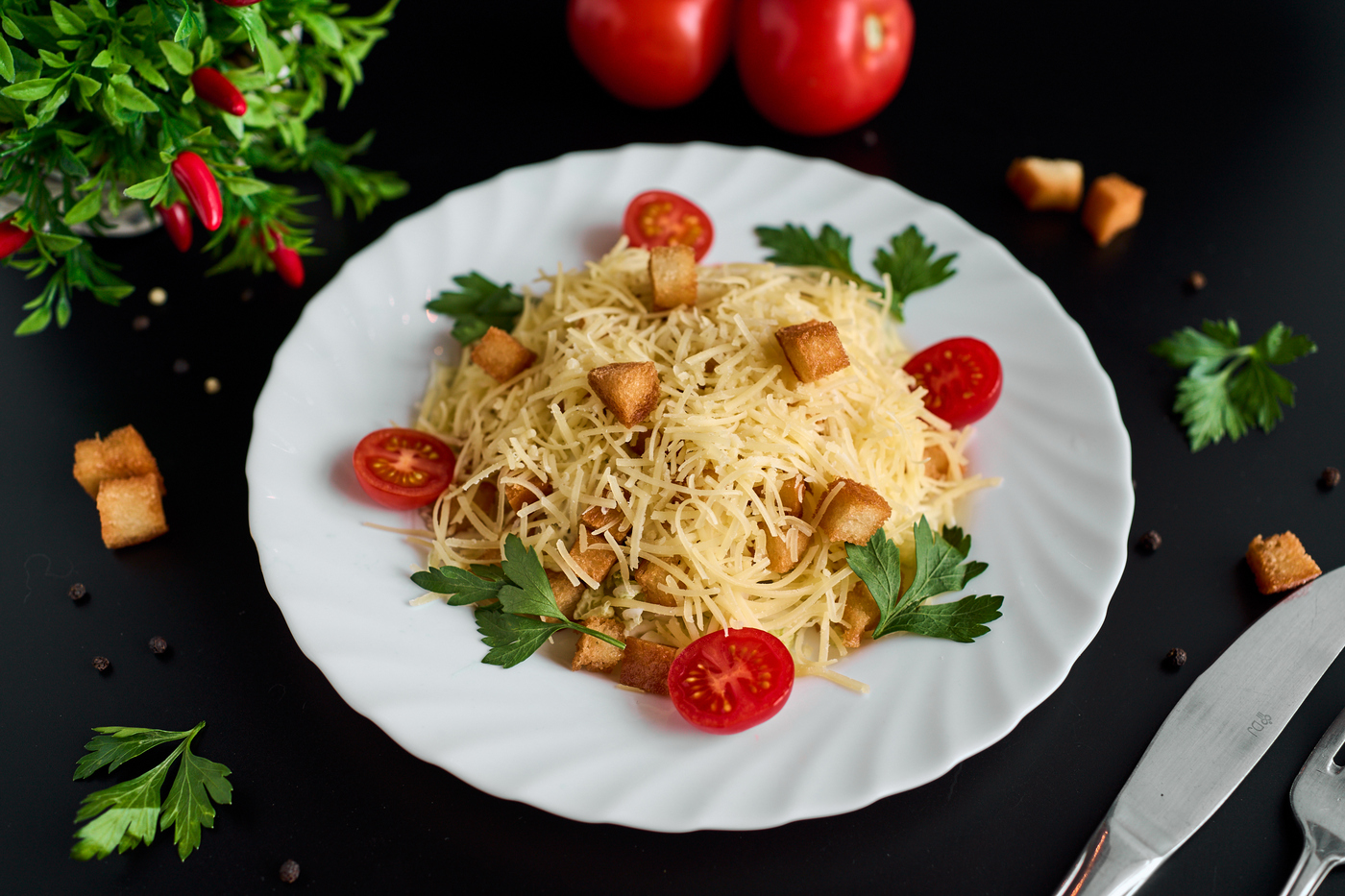 Цезарь с креветками