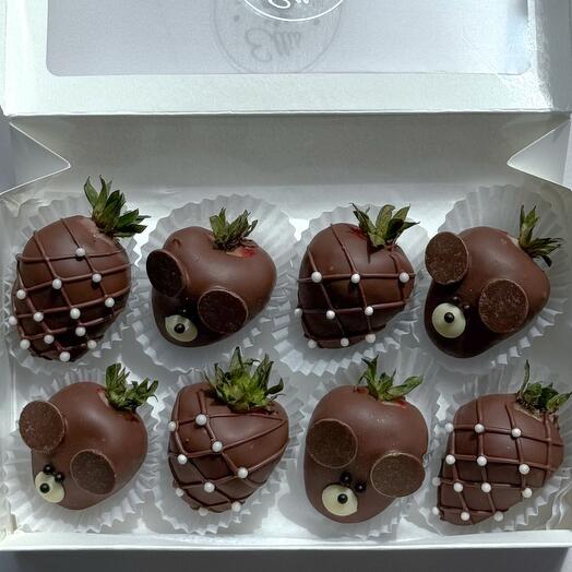 Клубника в шоколаде "Мишки"