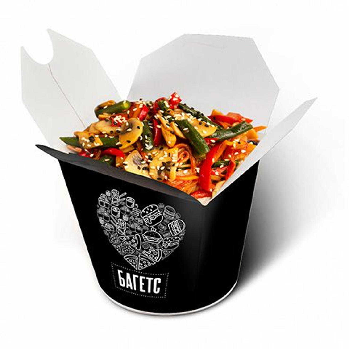 WOK лапша удон с Овощами