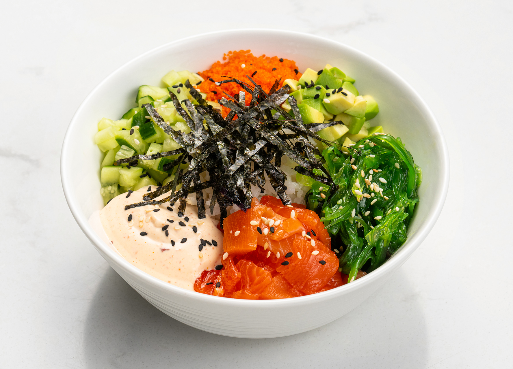 Поке с лососем