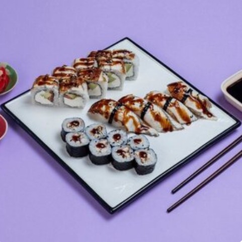 Сет с масляной рыбой