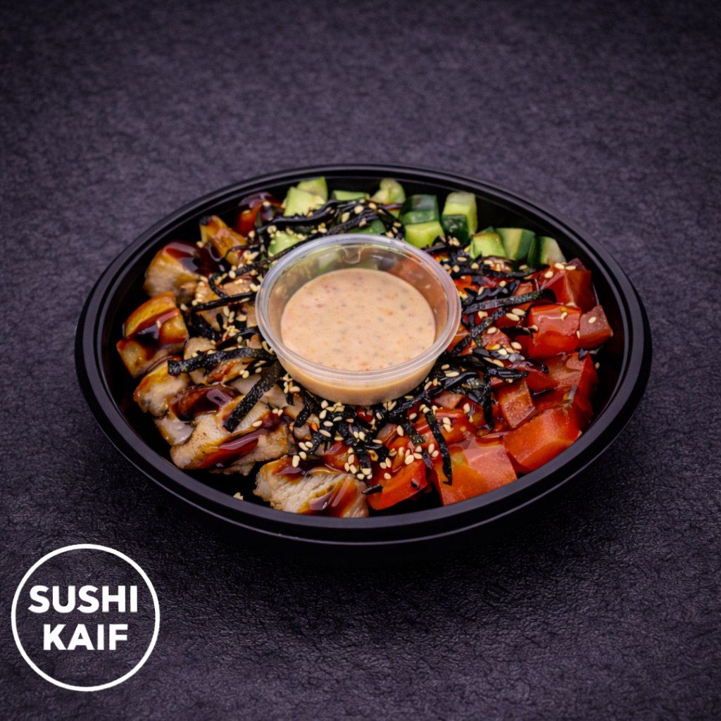 Поке с курицей