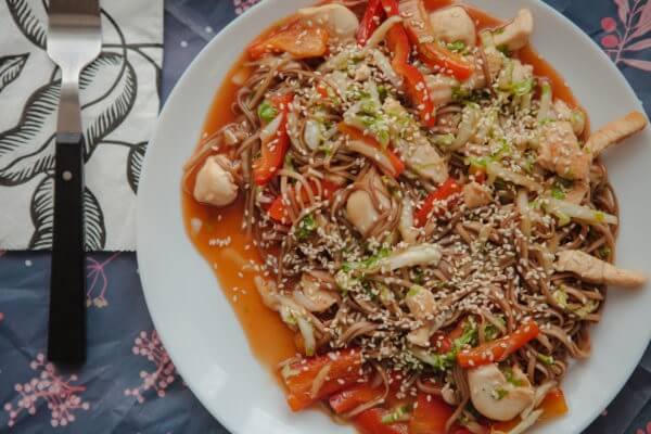 Соба с курицей
