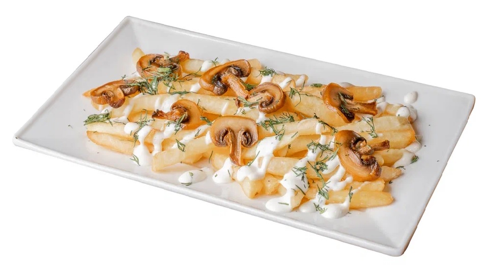 Фри с грибами