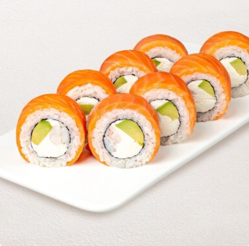 Филадельфия с тигровой креветкой ролл