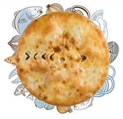 Пирог осет. с рыбой