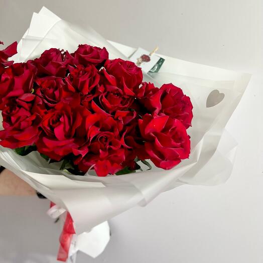 Букет «Франция» из 15 французских роз