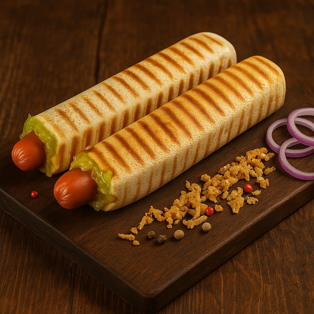 Хот дог закрытый куриный