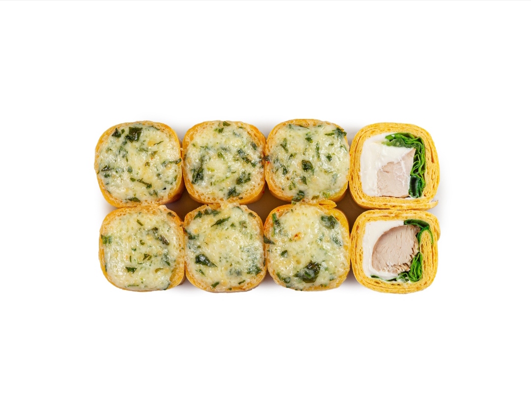 Запеченный в тортилье с курицей