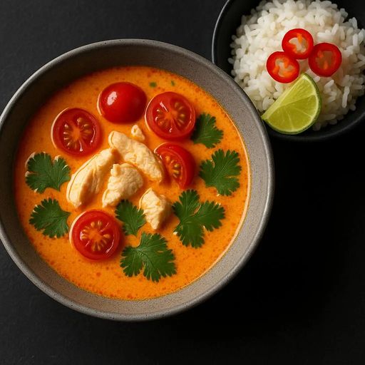 Том Ям с цыпленком