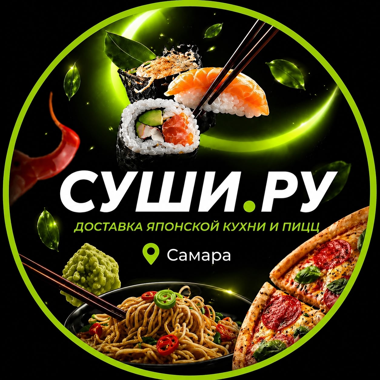 Суши ру - логотип