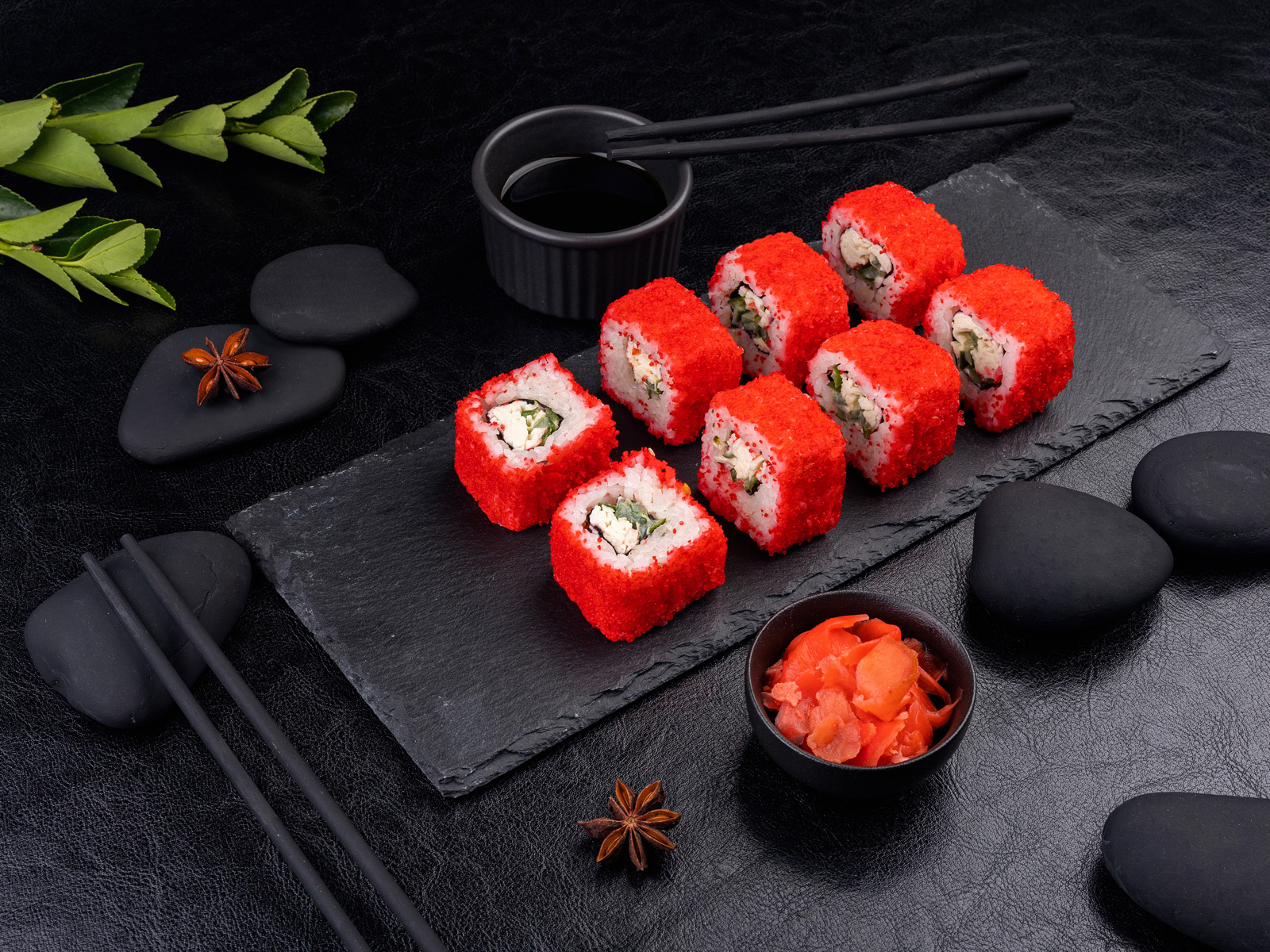 Ролл Калифорния с крабом