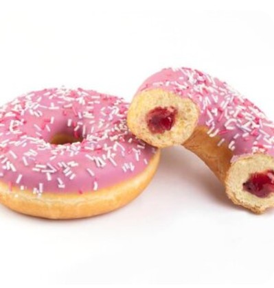 Пончик клубничный