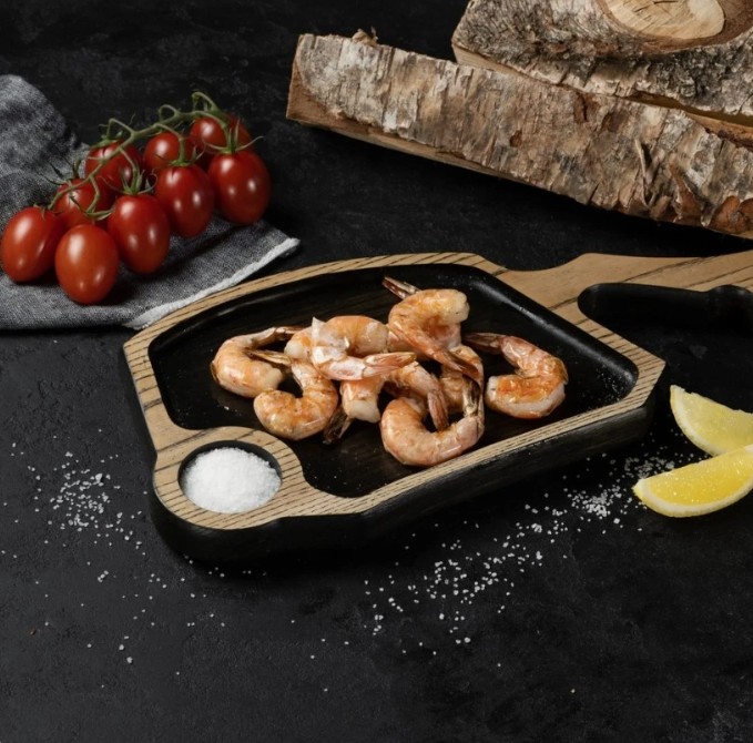 Креветки на гриле