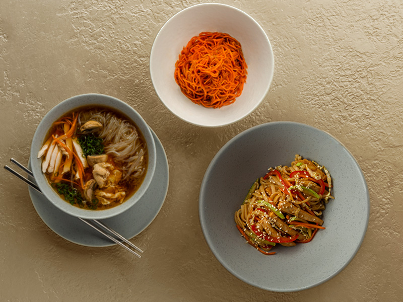 Ланч Харбин (удон с цыплёнком)