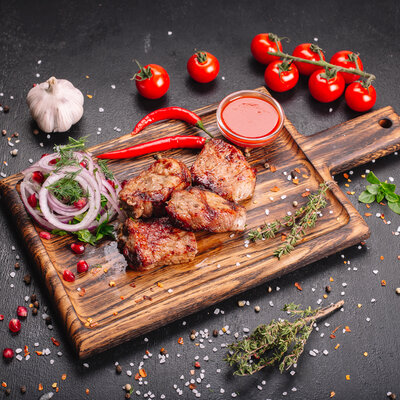 Шашлык из бараньей мякоти