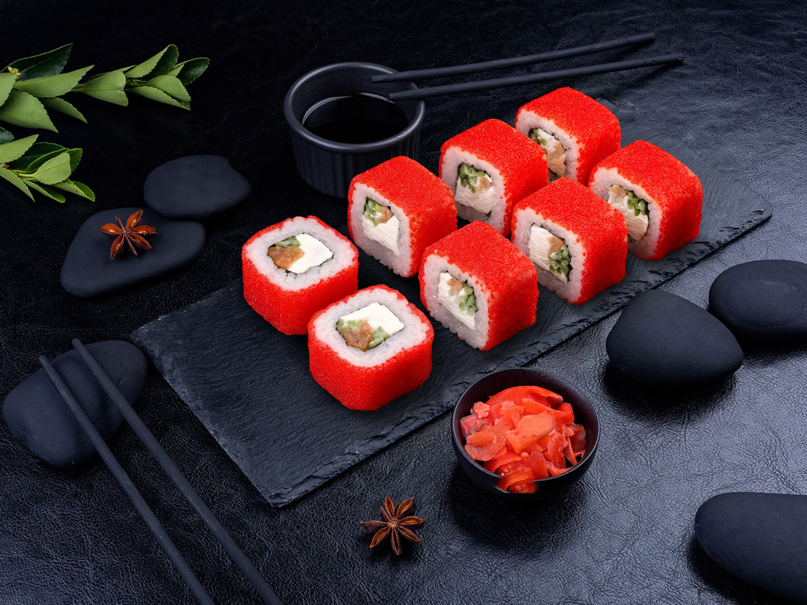 Ролл Камчатский с лососем