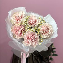 Дуо-букет ромашки с розами