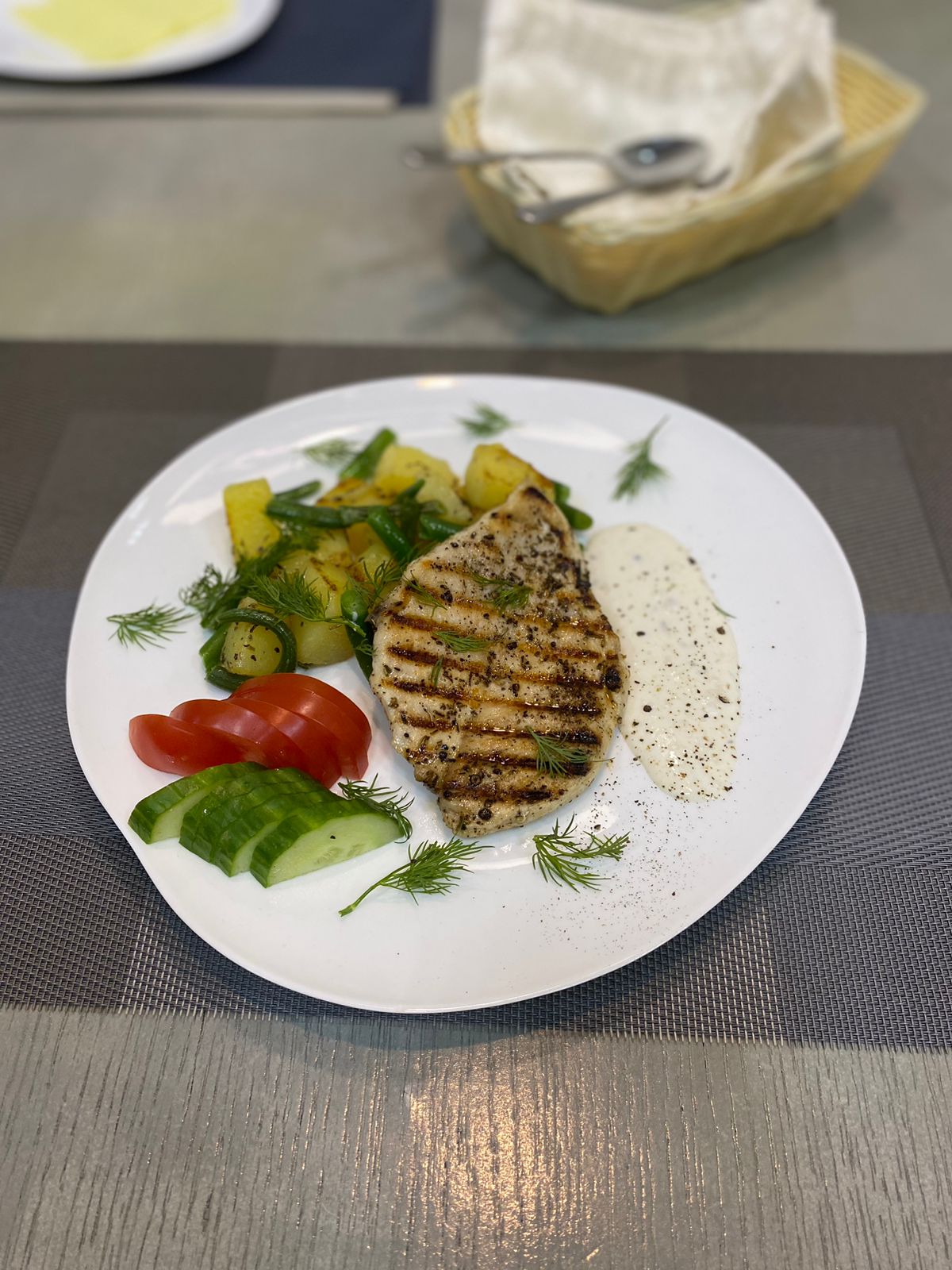 Куриное филе на гриле