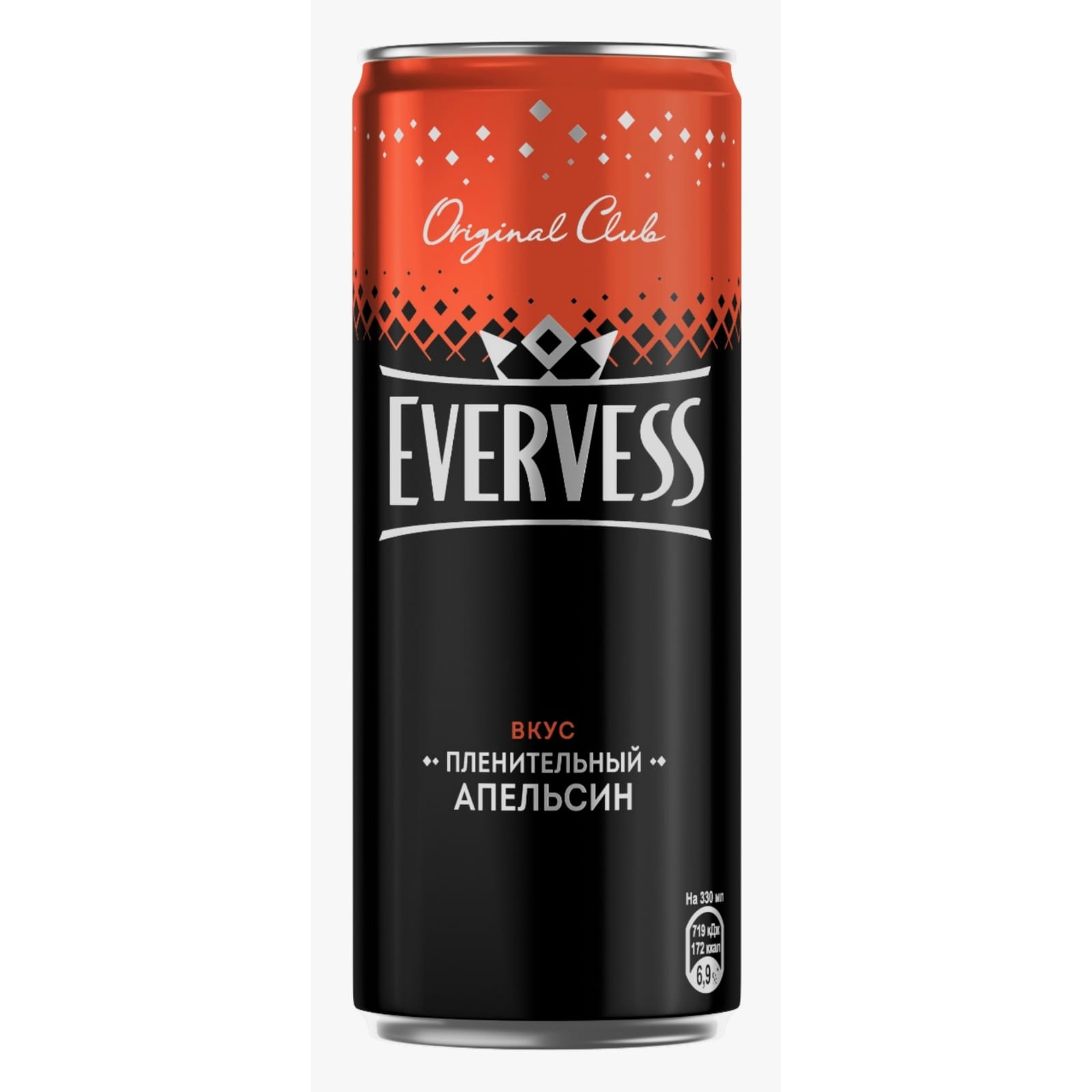 Evervess Апельсин 0,33л.(ж/б)