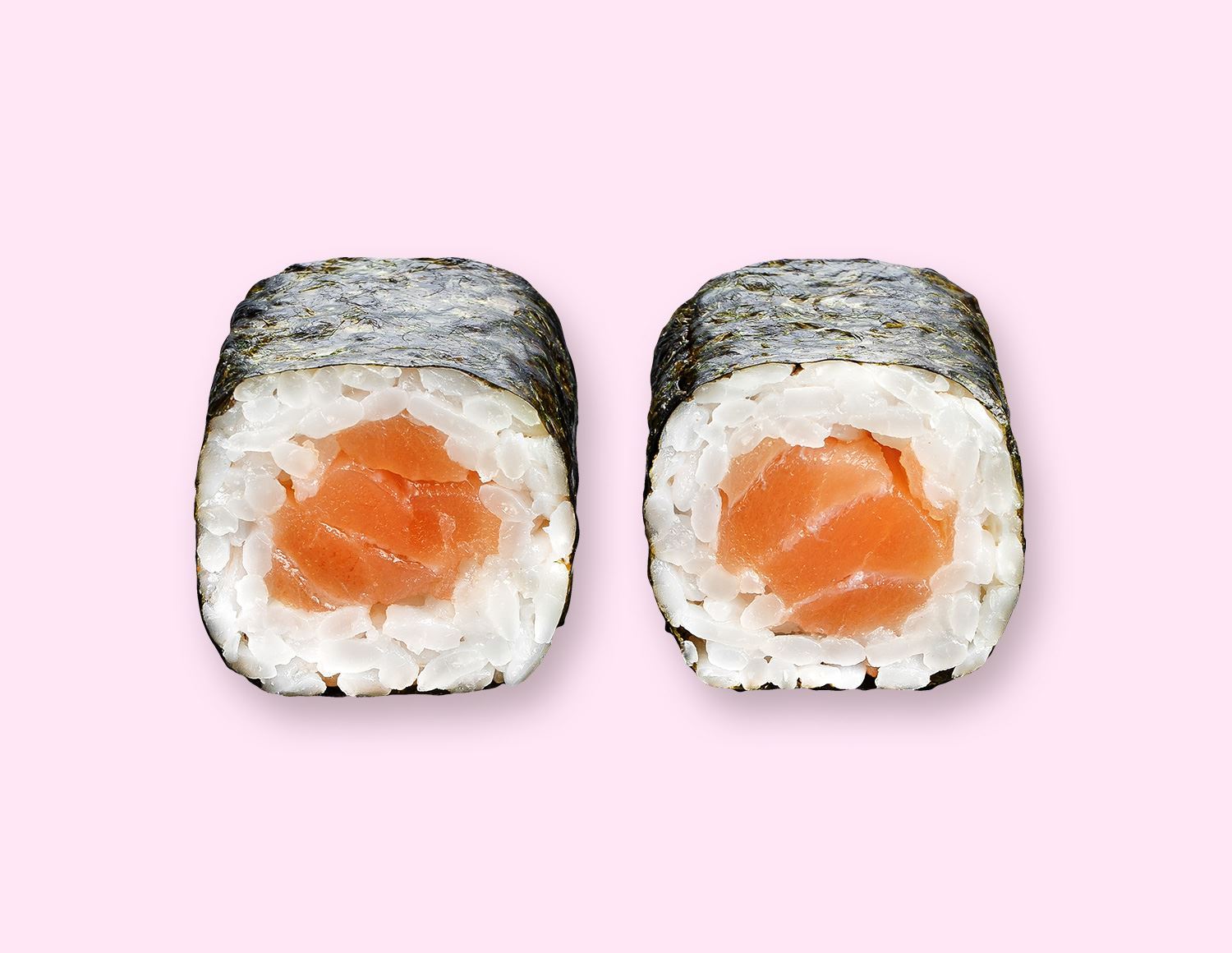 Мини ролл с лососем