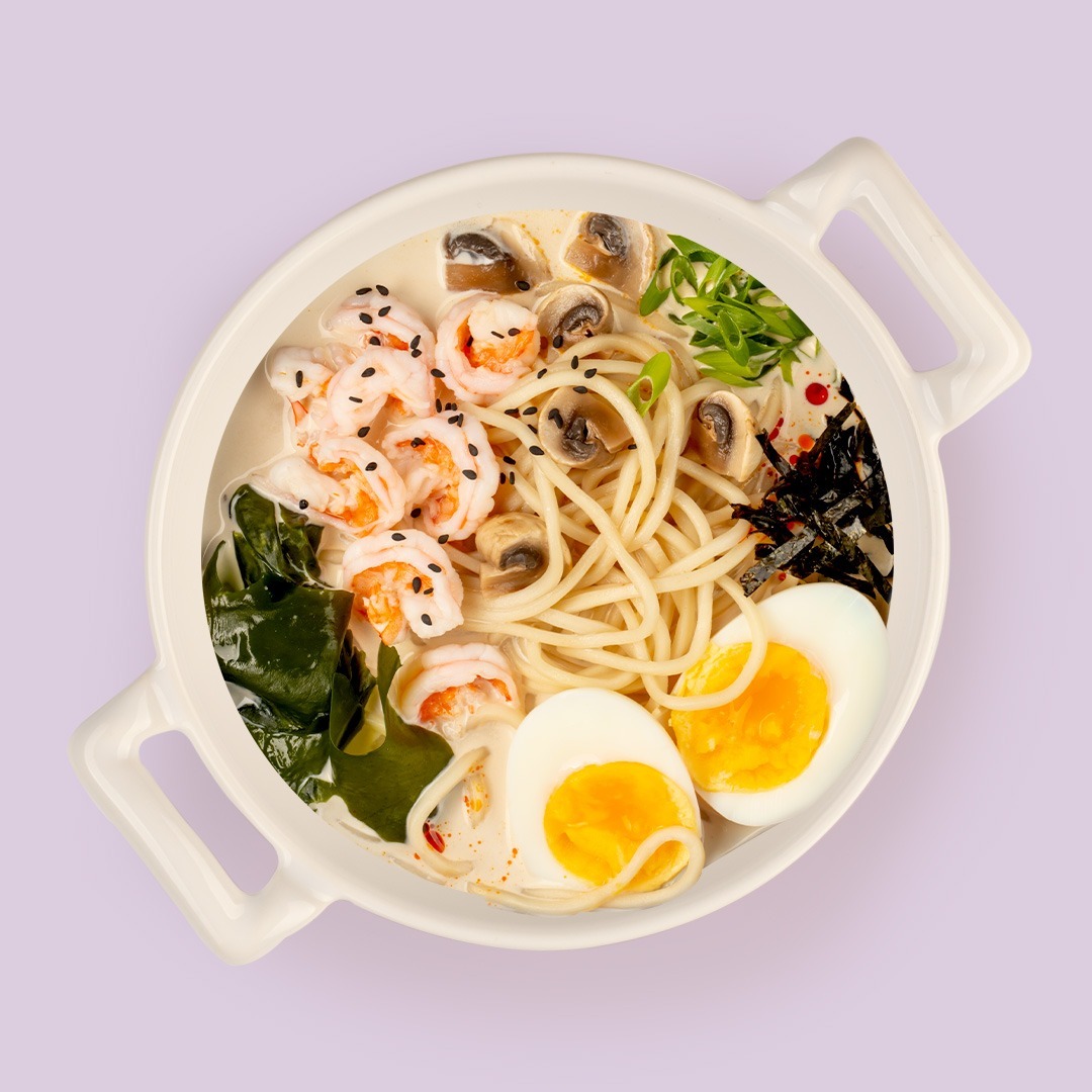 Суп Сливочный рамен с курицей