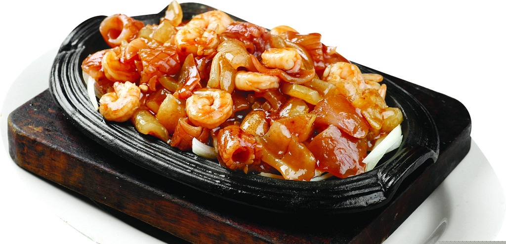 Cковородка с морепродуктами