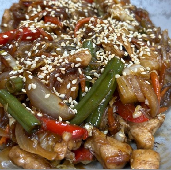 Фунчоза с курицей