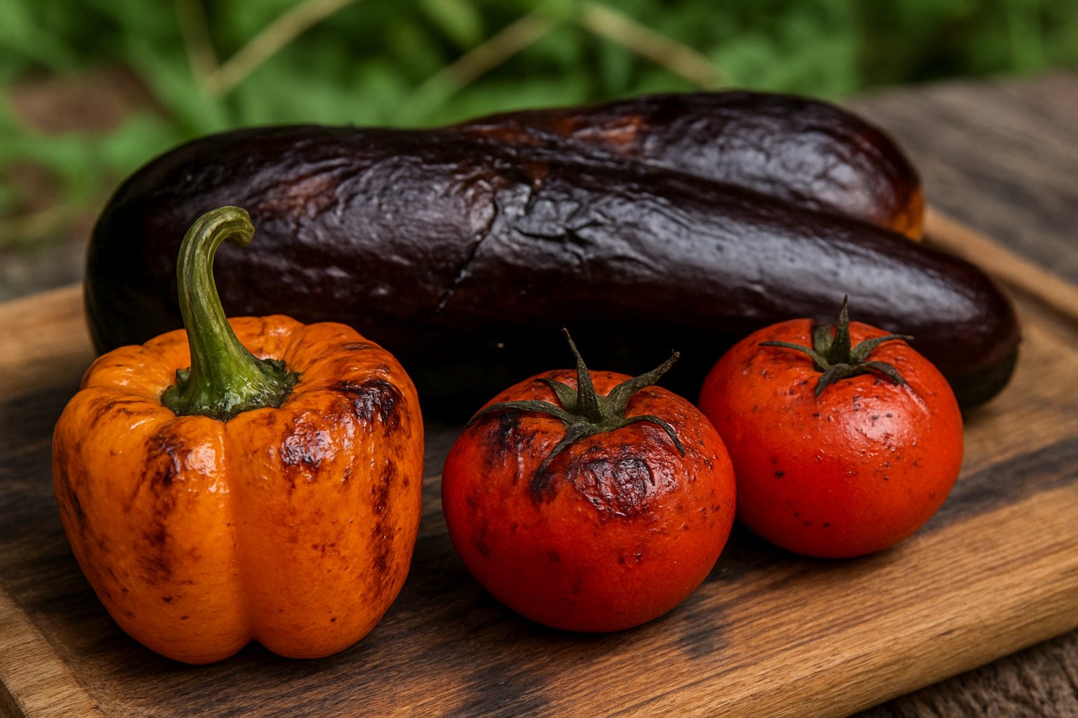 Овощи на углях