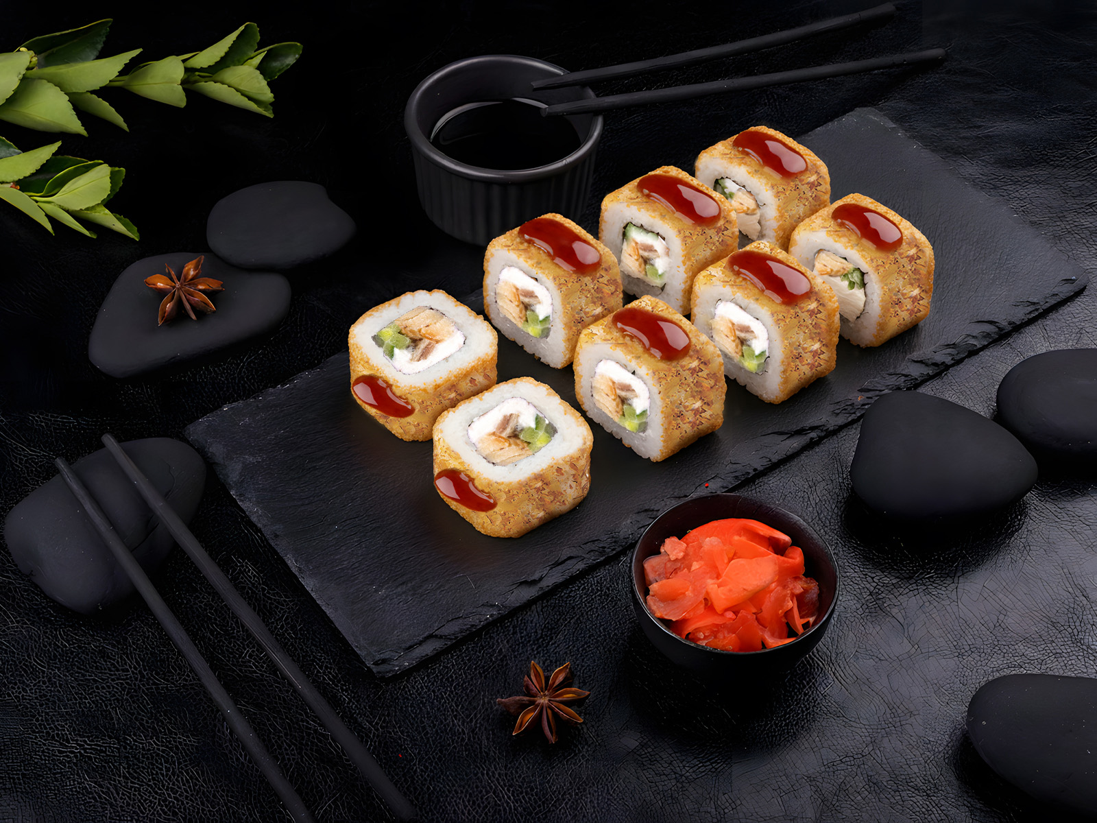 Ролл Унаги Бонито-маки