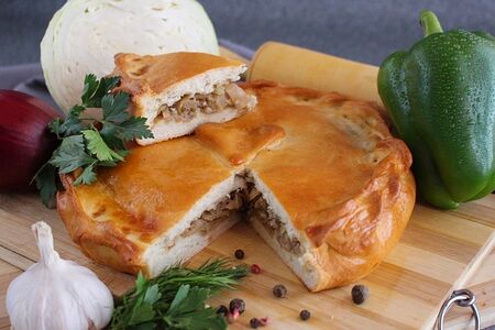 Пирог с капустой 1кг