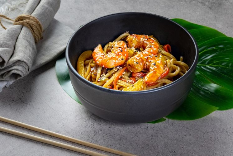 Удон креветка