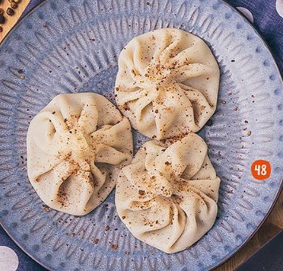 Хинкали с домашним фаршем (3 шт)