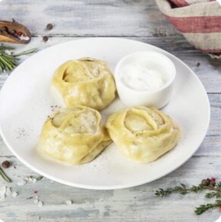 Манты классические с фаршем