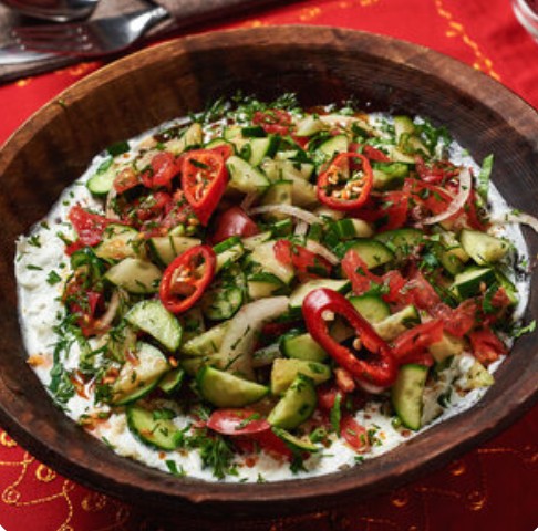 Курутоб с овощами