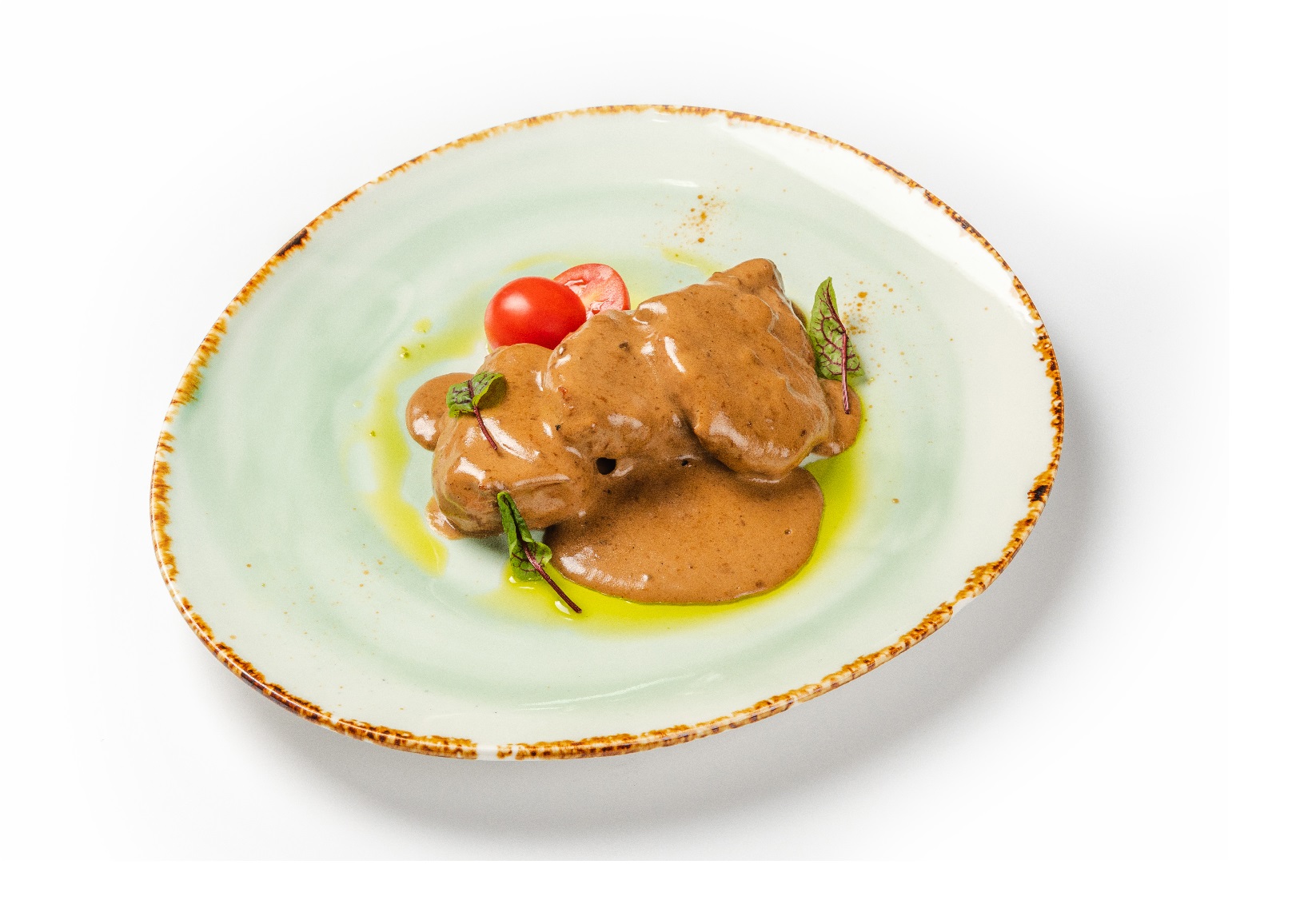 Свиная вырезка на гриле в мясном соусе