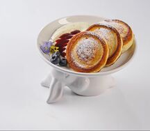 Оладьи с кремом из мака