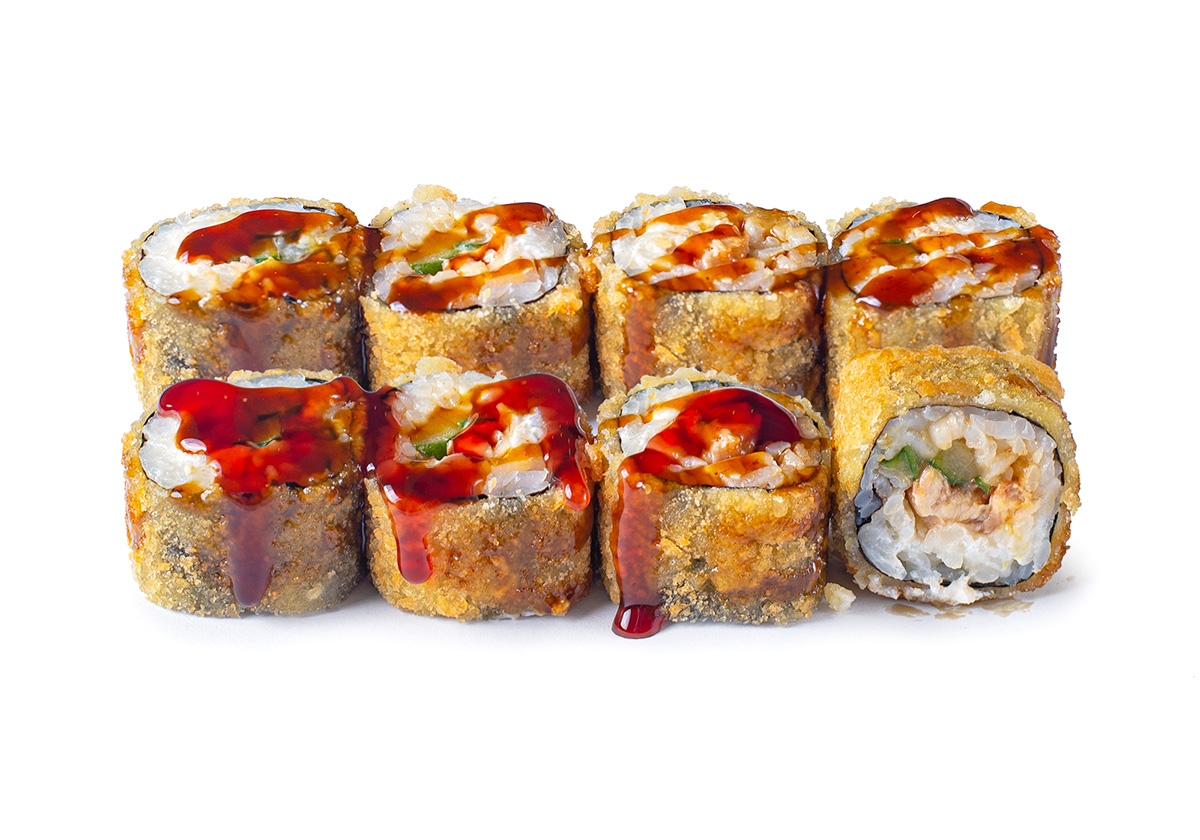 Ролл темпура с угрем