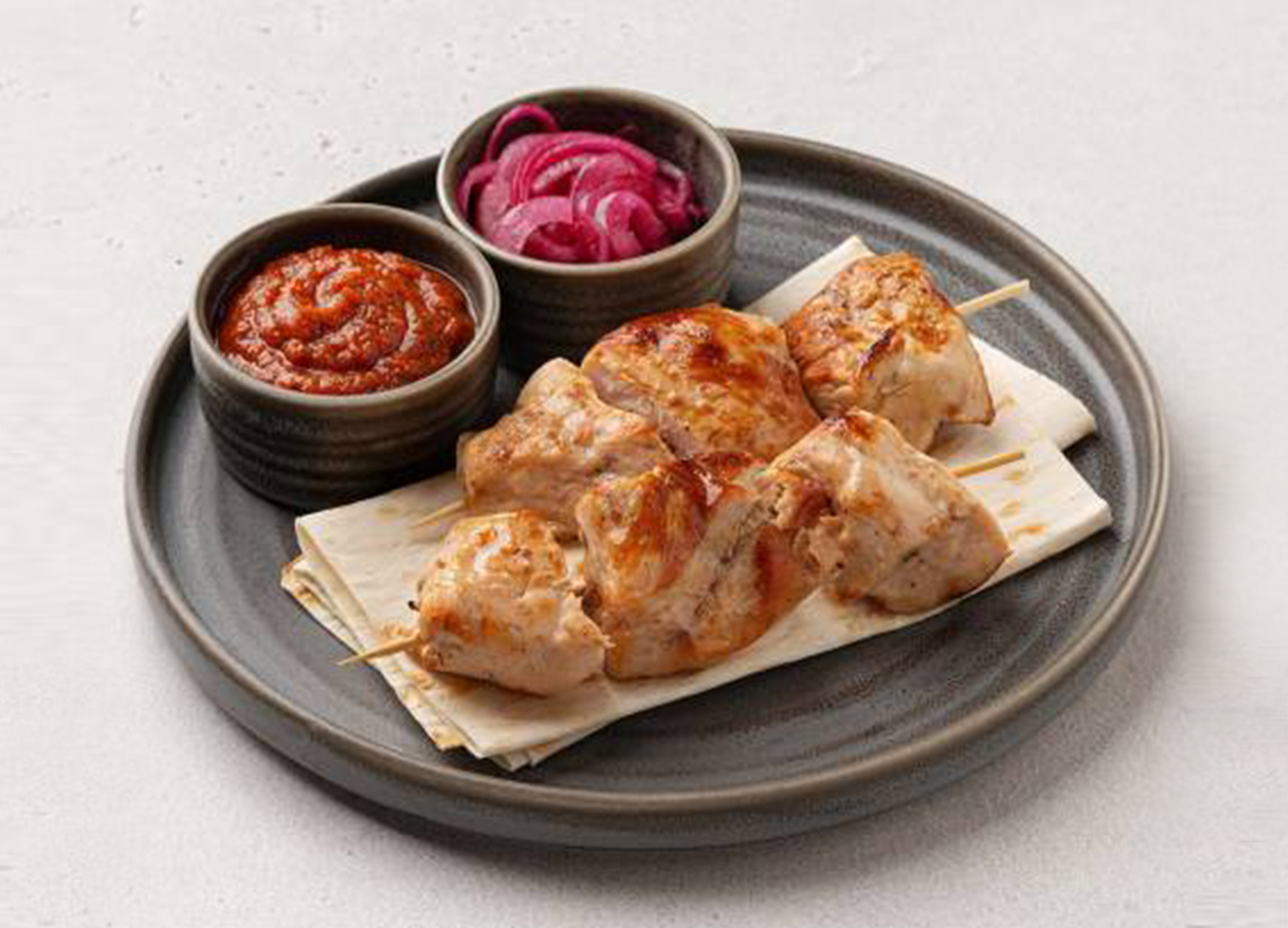 Шашлык из грудки цыплёнка