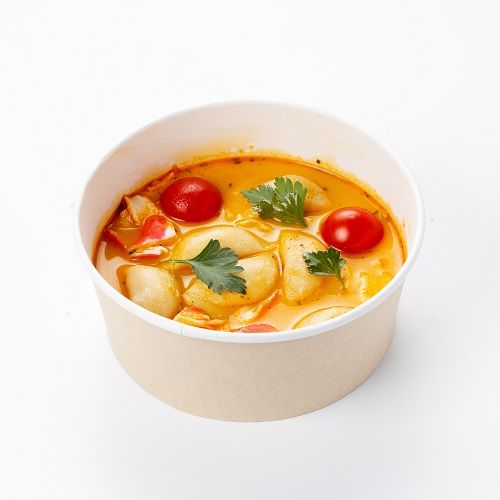 Суп по-тайски с пельменями