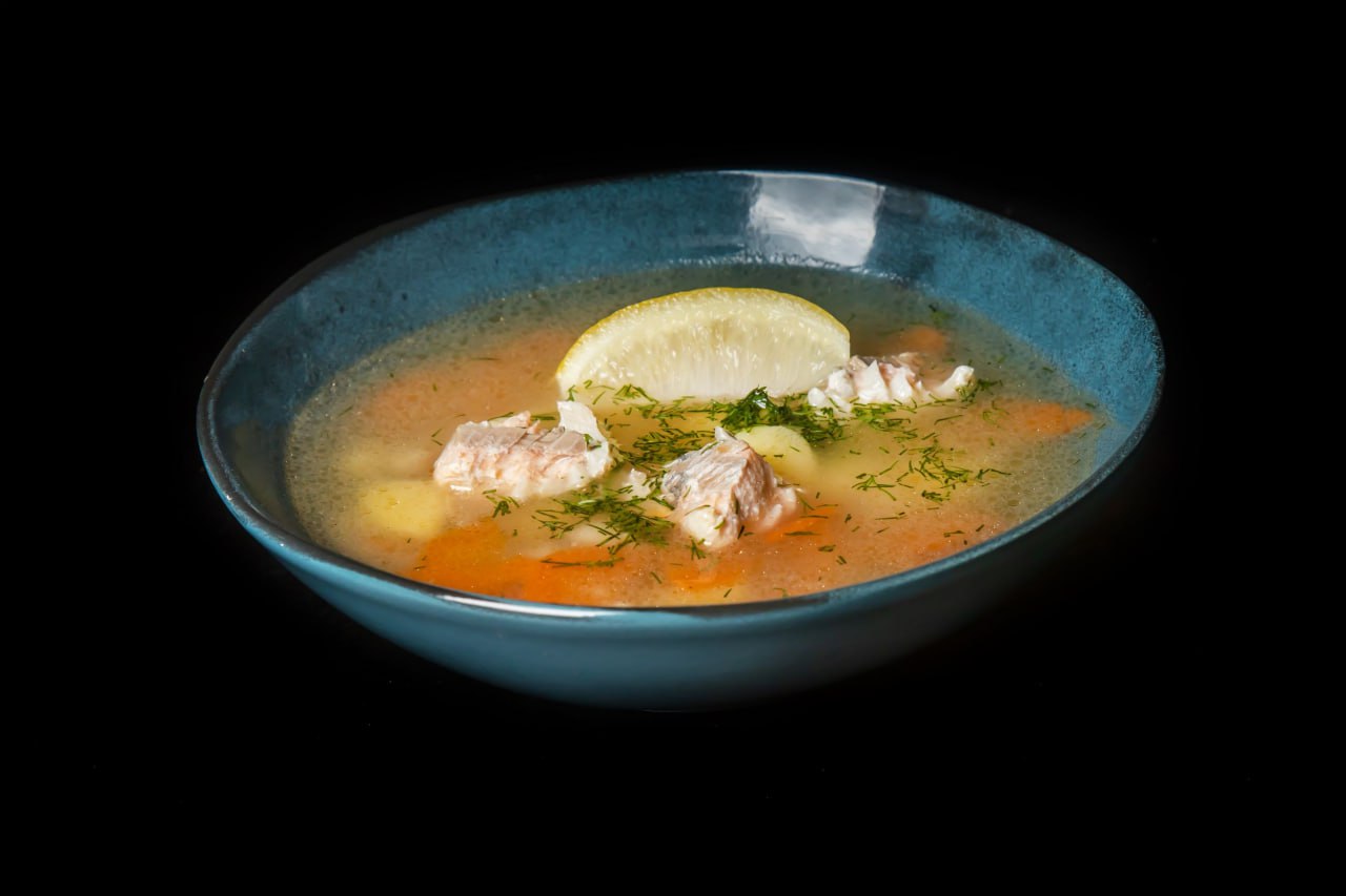 Уха с горбушей и с тилапией