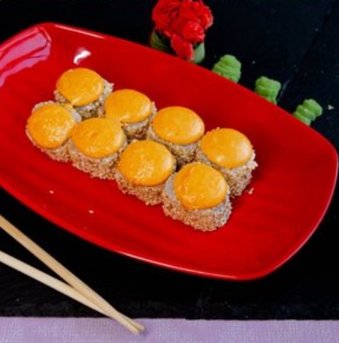 Запечённый ролл Аляска