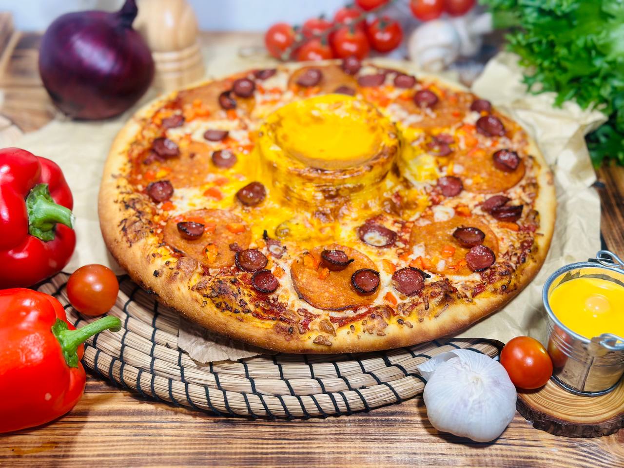 Пицца Чеддер Вулкан