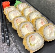 Жареный с королевскими креветками