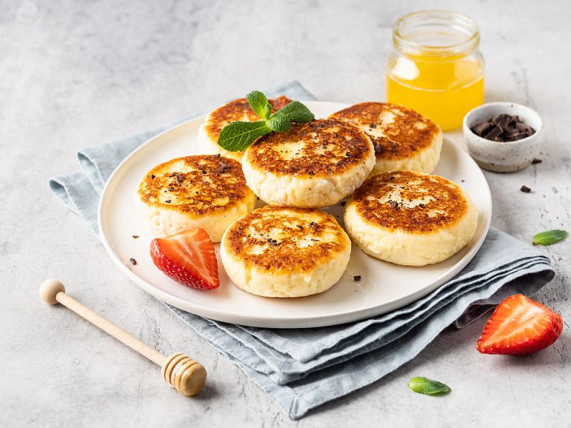 Сырники с изюмом