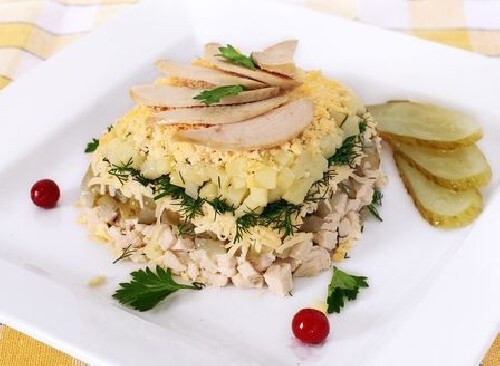 Салат Мясной микс
