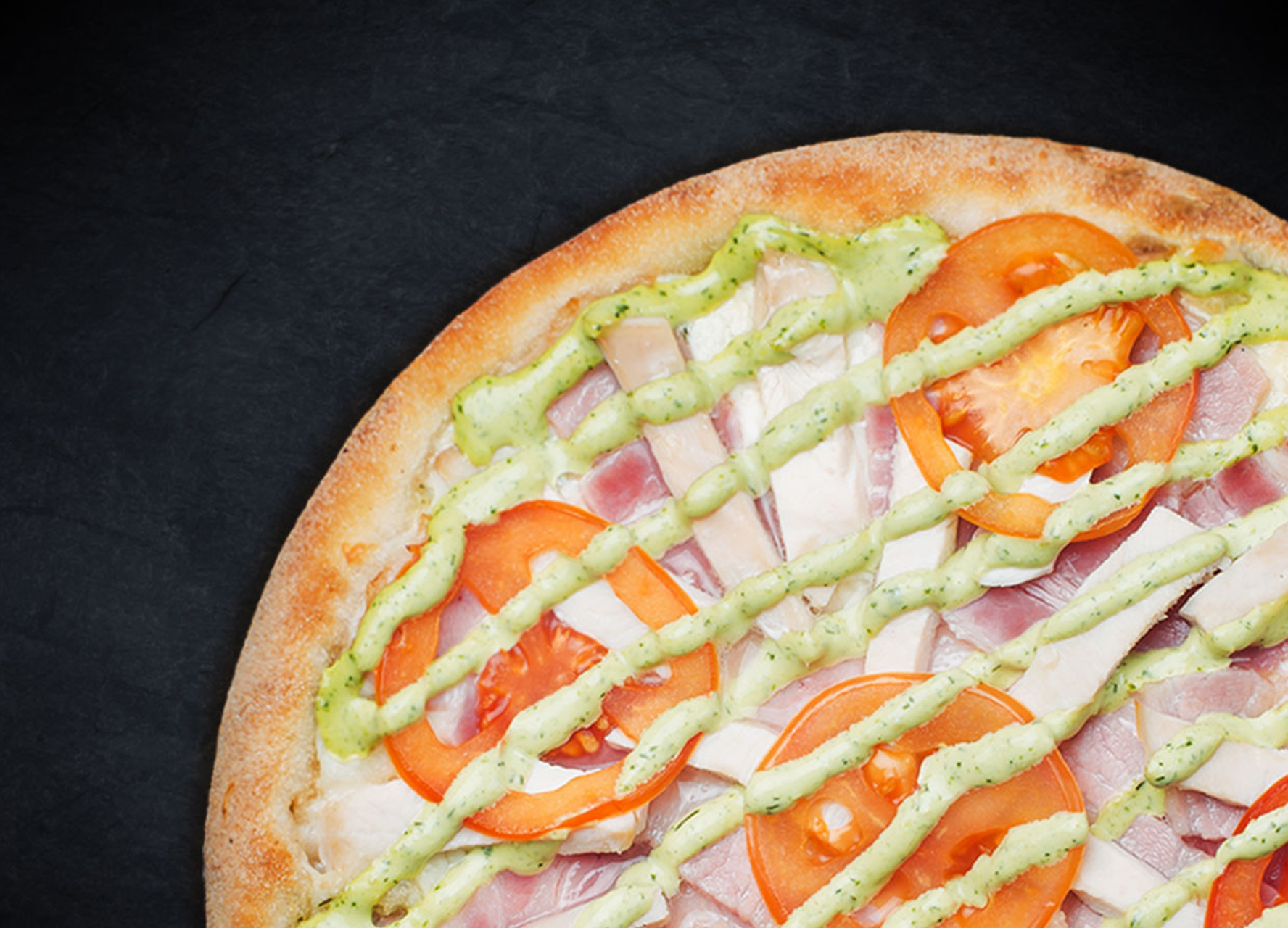 Чикен Ранч 25 см (тонкое тесто)