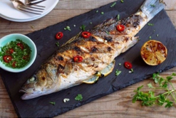 Форель на мангале