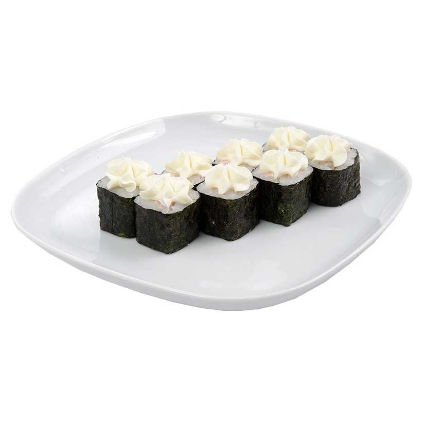Мини ролл с крабом и сливочным сыром