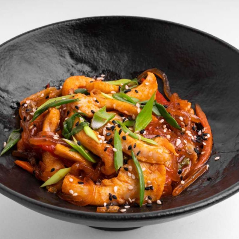 WOK стеклянная лапша с курицей